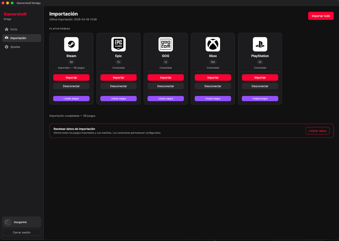 Conecta todas tus plataformas a la vez